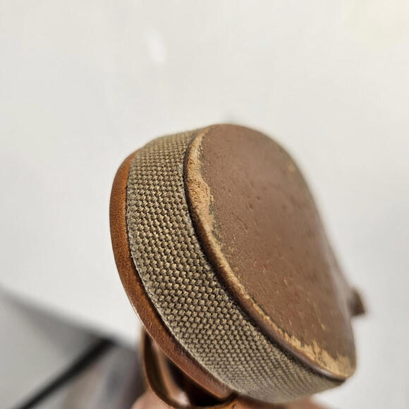 Michael Kors Benny Flip-Flop Wedge Sandal Size 7 M Brown Gold Studded - Picture 5 of 10